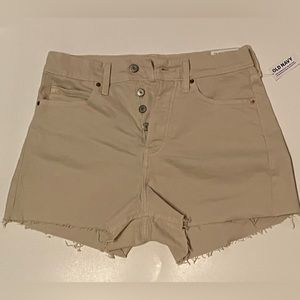 Old Navy khaki shorts. Size 10. Tags still on items.